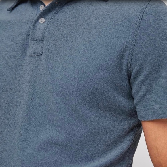 NWT Rails Rhen Polo Shirt Terry Blue Mirage in Terry Blue Mirage XXL - Picture 2 of 11
